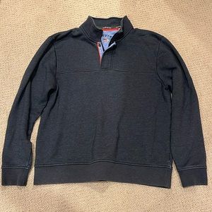 Orvis Grey 1/4 Zip Sweater